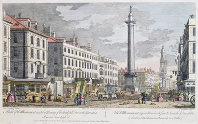 Monument erected in Memory of the Fire of London